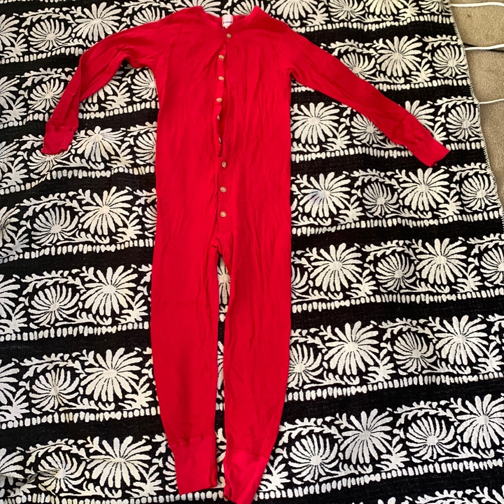 Vintage red union suit